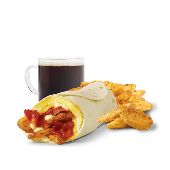 Wendy’s Breakfast Menu 2026 – Prices, Calories & Deals 4 Breakfast Burrito, Bacon at Wendy's Breakfast.