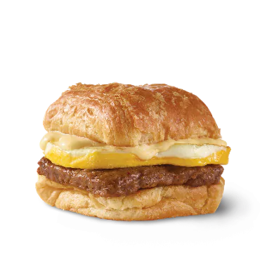 Wendy’s Breakfast Menu 2026 – Prices, Calories & Deals 15 Sausage, Egg & Swiss Croissant at Wendy's Breakfast Menu.