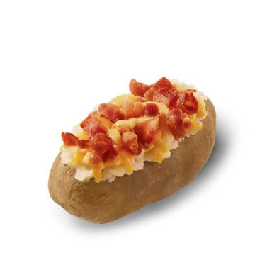 Bacon Cheese Baked Potato Wendy's - Price & Calories 2026 1 Bacon Cheese Baked Potato at Wendy's Menu.